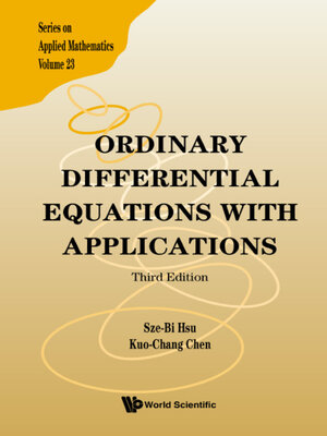 cover image of Ordinary Differential Equations With Applications